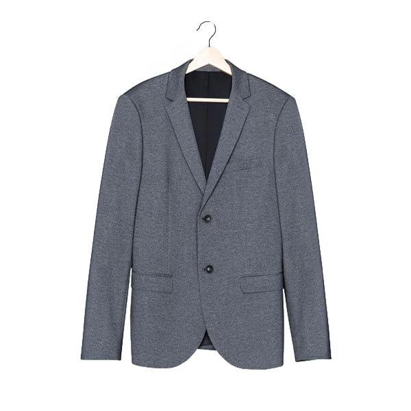 Kopie von "Jacket" grau Blau #1