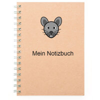 Notizbuch mit Wunschmotiv